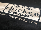 ChickenPoop Tube Design Tee - Black