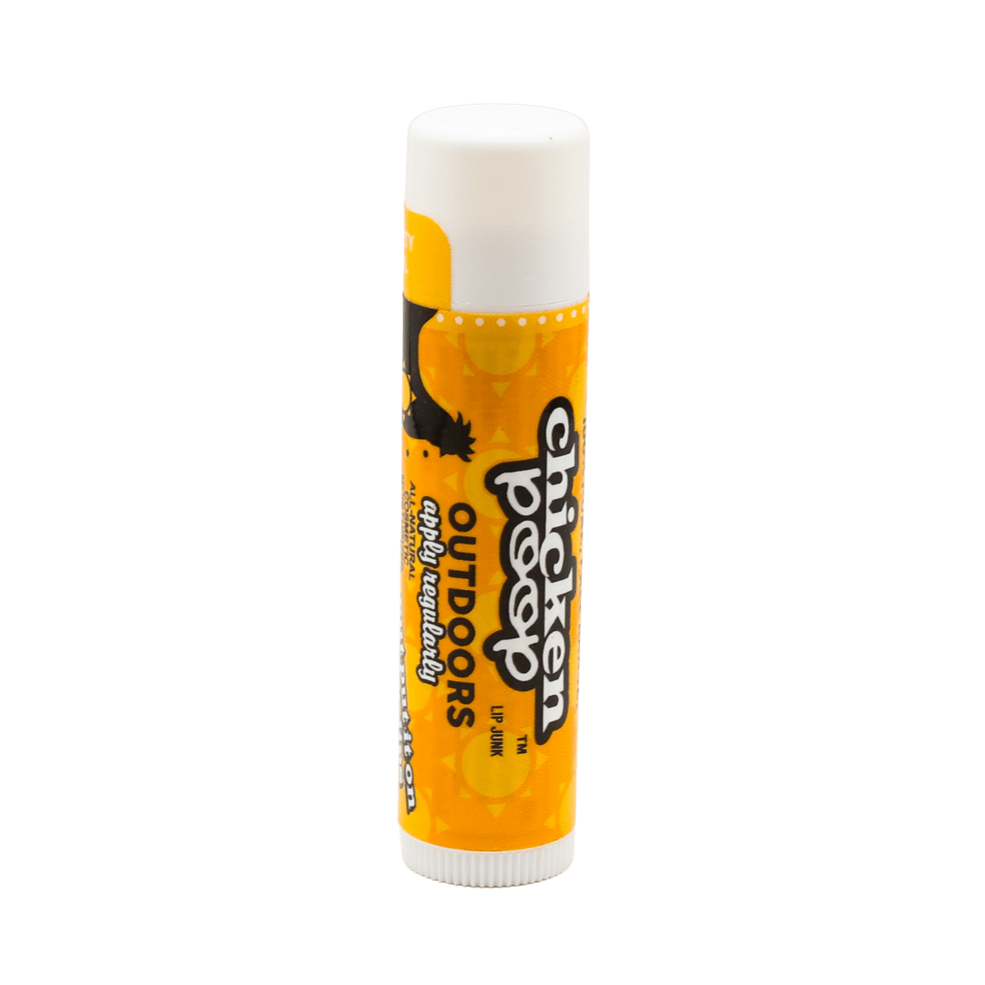 .15 oz. Chicken Poop® SPF 35 OUTDOOR, All Natural, Reef Safe Lip Balm - Chicken Poop Lip Junk