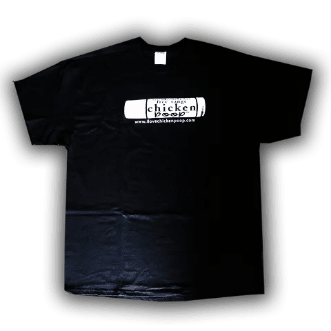 ChickenPoop Tube Design Tee - Black - Chicken Poop Lip Junk