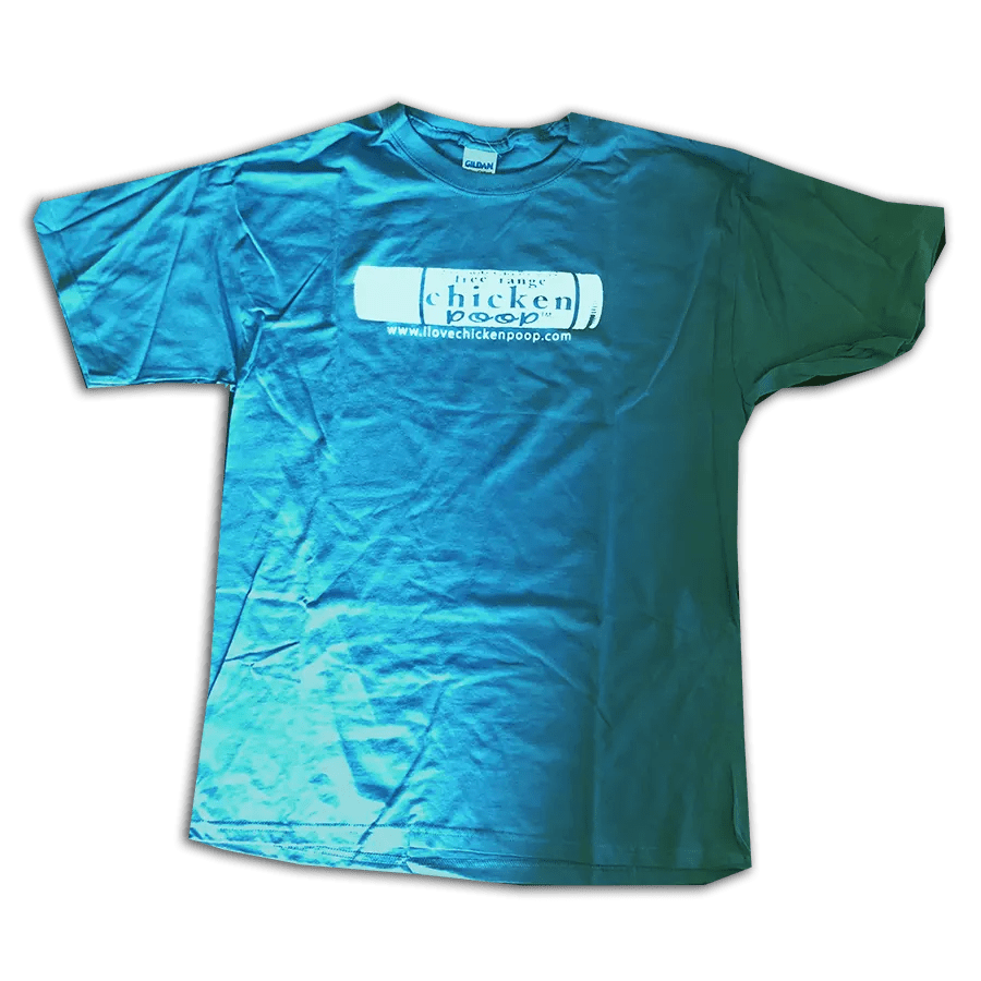 ChickenPoop Tube Design Tee - Blue - Chicken Poop Lip Junk