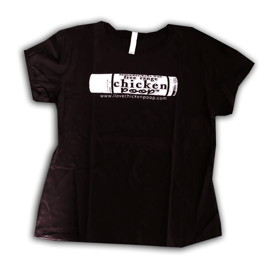 ChickenPoop Tube Design Tee - Women's Black - Chicken Poop Lip Junk