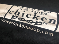ChickenPoop Tube Design Tee - Women's Black